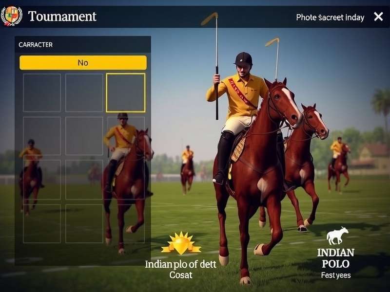 Indian Polo Champions character selection