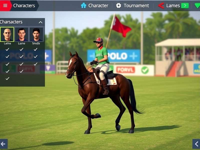 Indian Polo Champions tournament gameplay